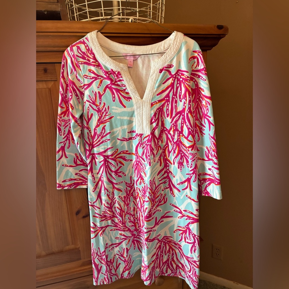Lilly Pulitzer Pastel Pink & Mint Knit dress